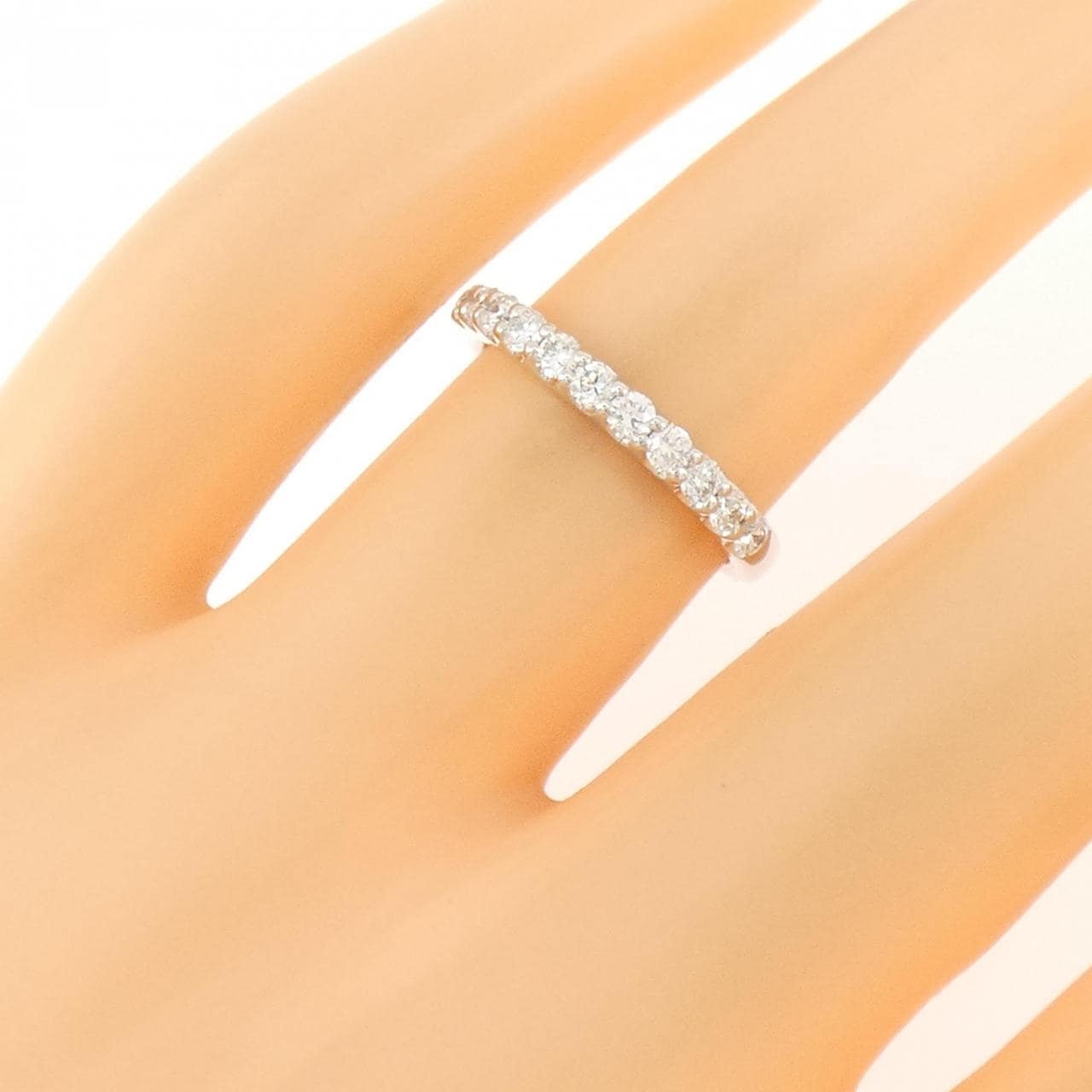 K18WG ダイヤモンド リング 0.35CT