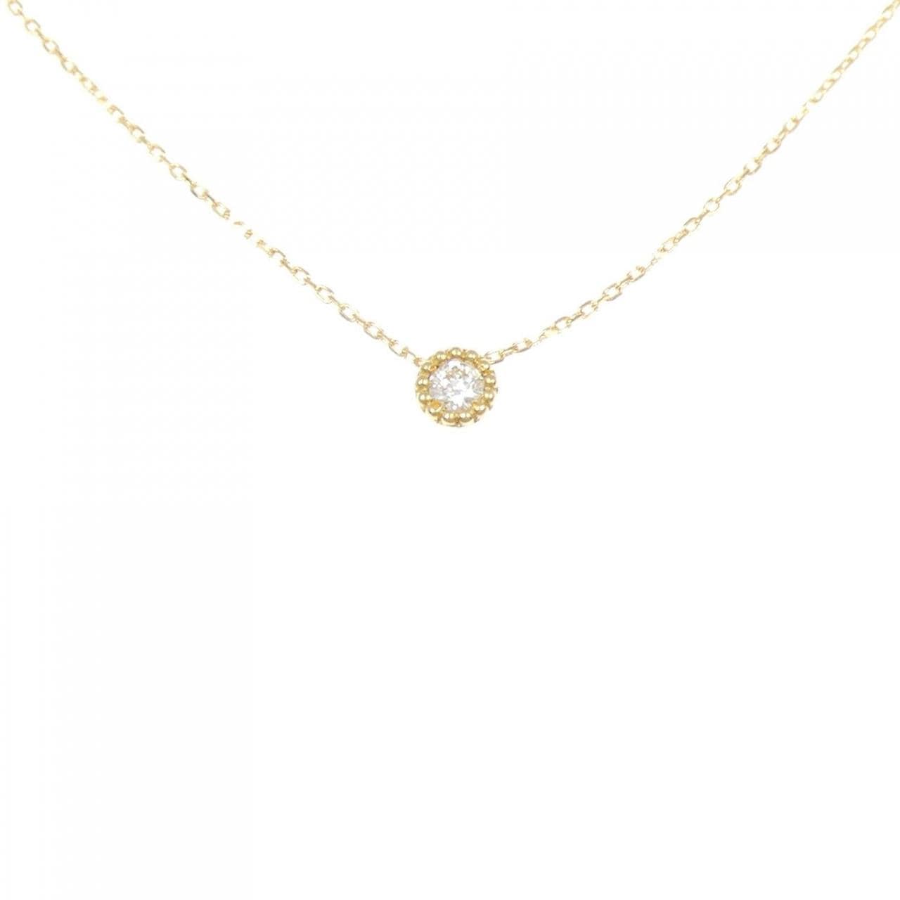 K18YG ダイヤモンド ネックレス 0.05CT