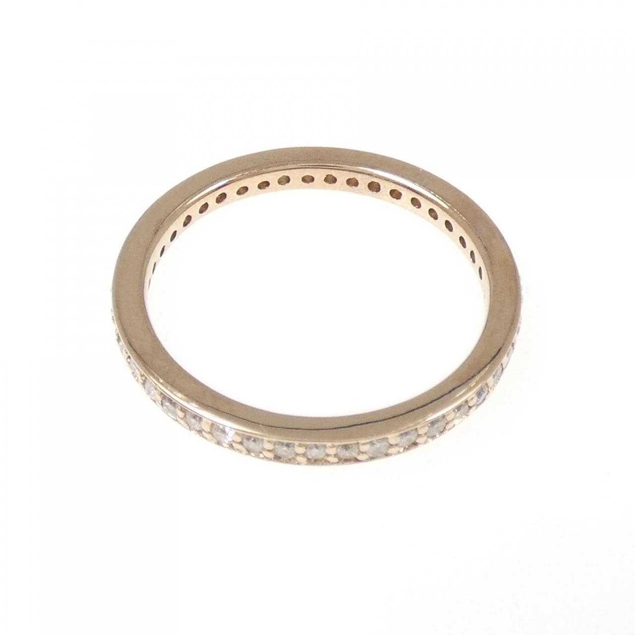 K18PG フルエタニティ ダイヤモンド リング 0.33CT