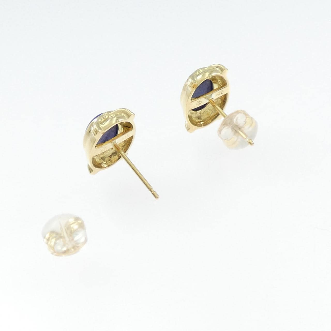 K18YG ラピスラズリ ピアス