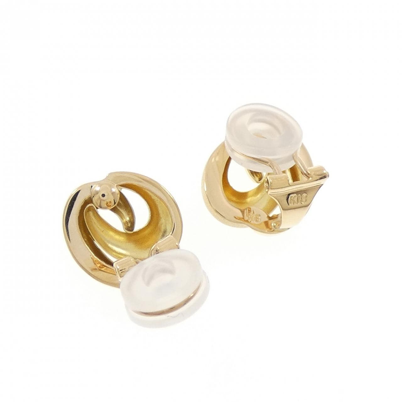 K18YG earrings