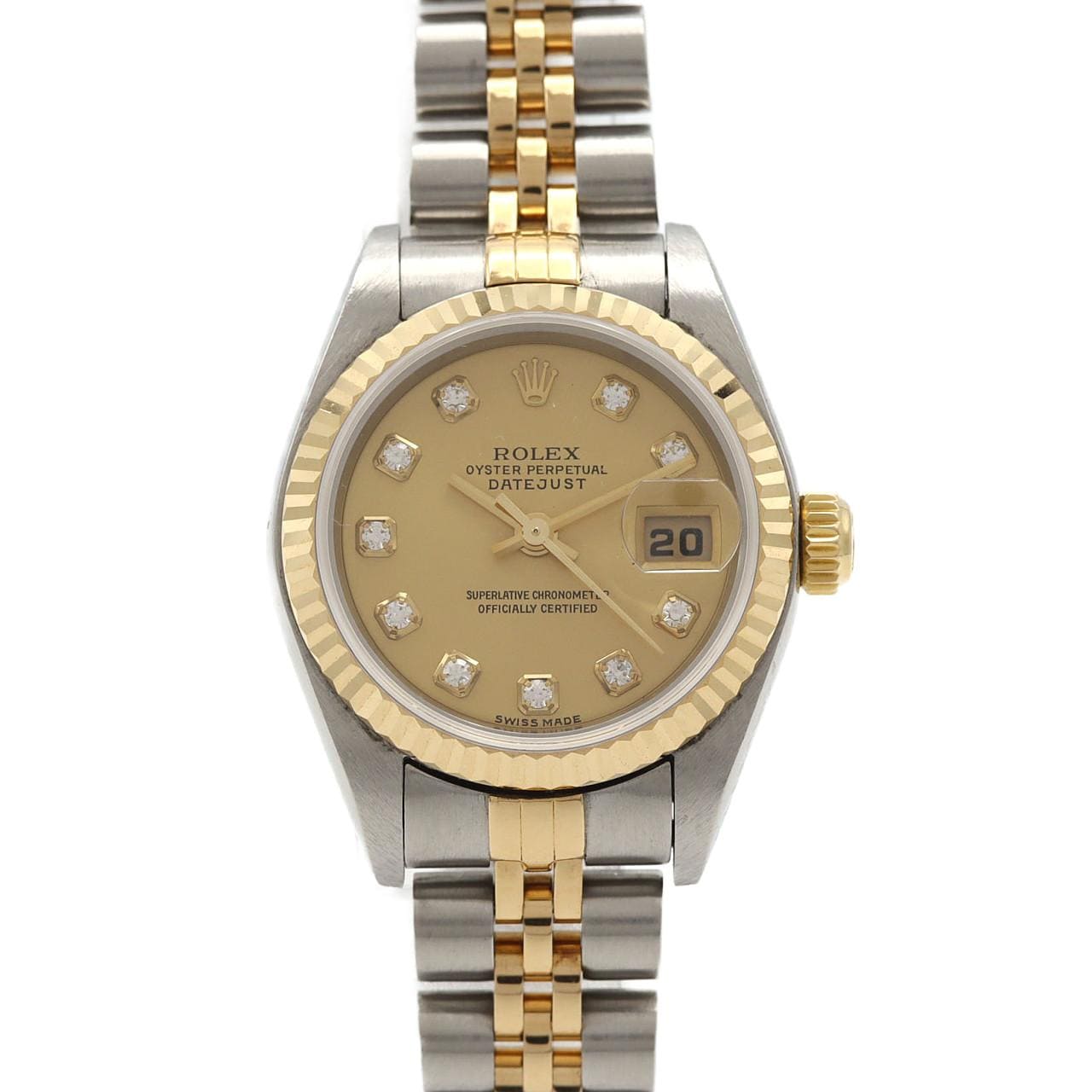 【ノーメンテナンス還元価格】ロレックス デイトジャスト 79173G SSxYG 自動巻 Y番