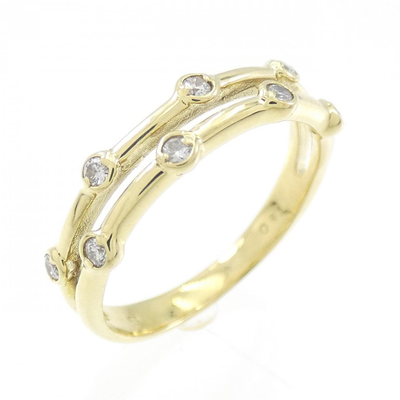 K18YG ダイヤモンド リング 0.10CT