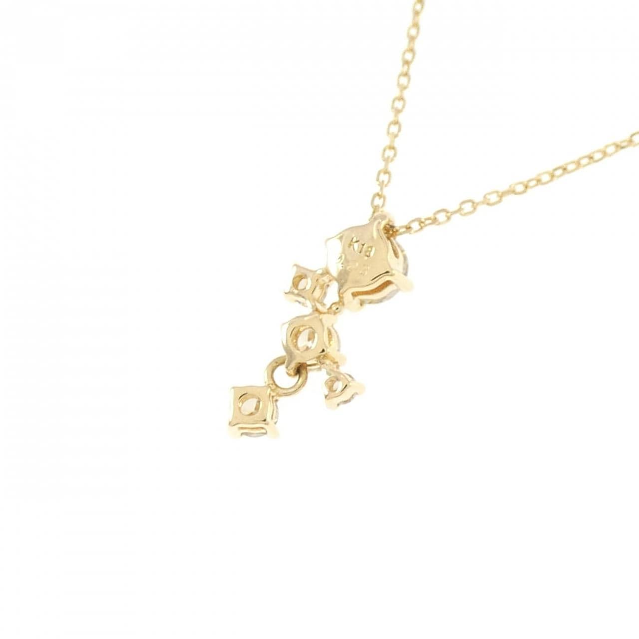 K18YG ダイヤモンド ネックレス 0.23CT