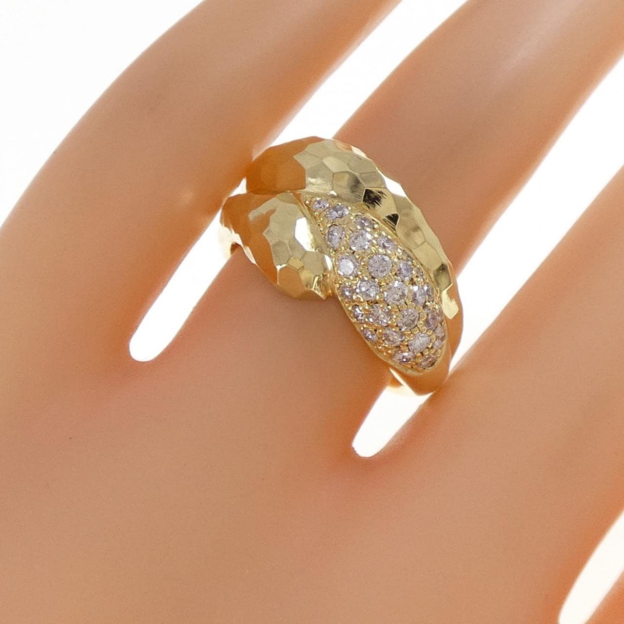 K18YG ダイヤモンド リング 0.50CT