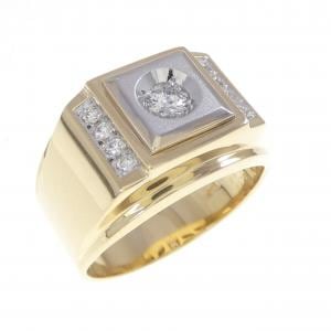 K18YG/K18WG ダイヤモンド リング 0.12CT