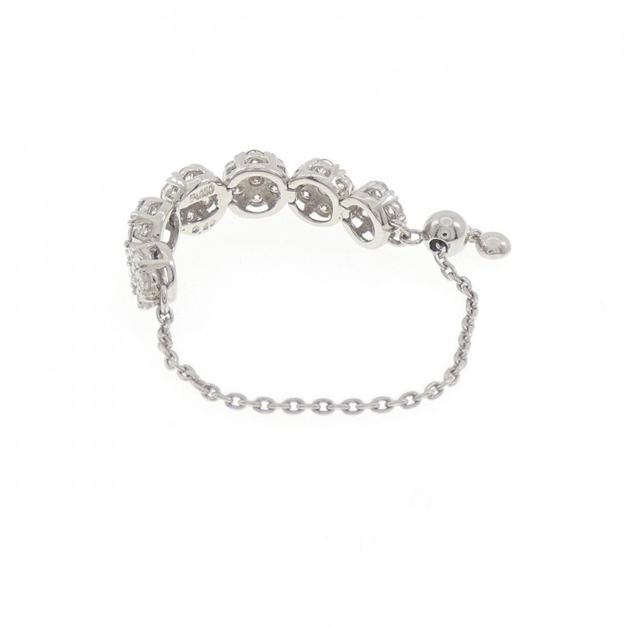 PT950 フラワー ダイヤモンド リング 0.40CT