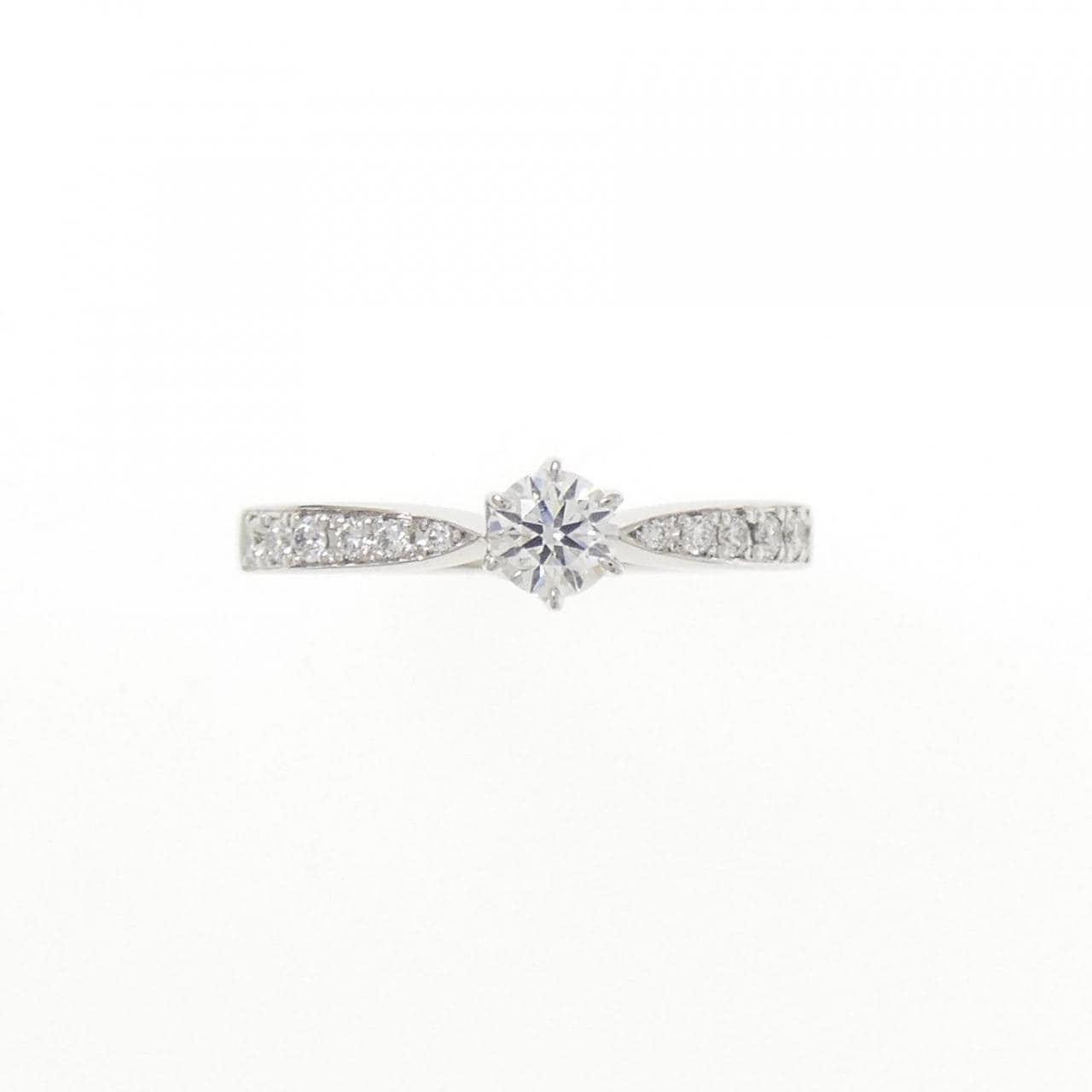 PT950 ダイヤモンド リング 0.16CT