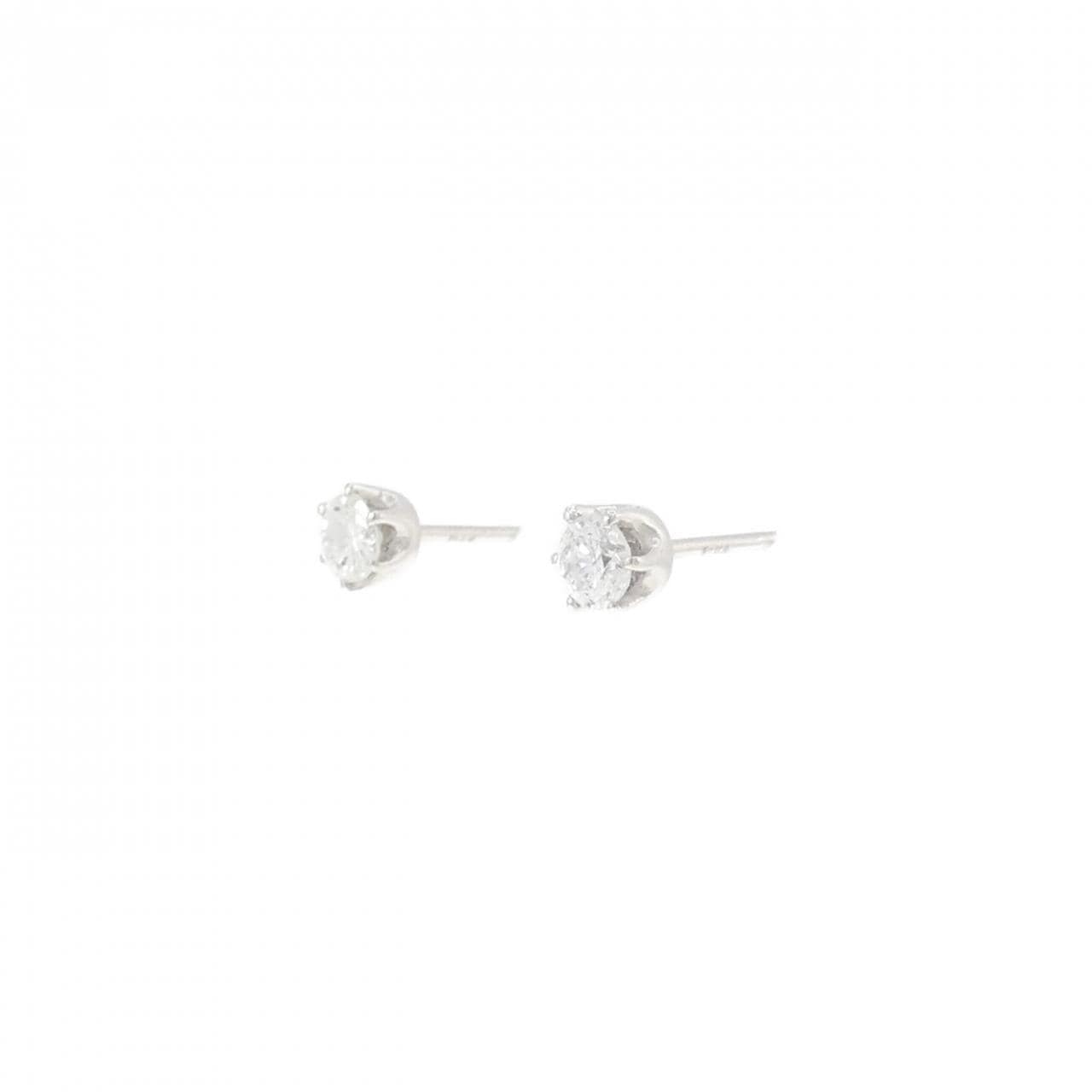 PT900 ダイヤモンド ピアス 0.32CT