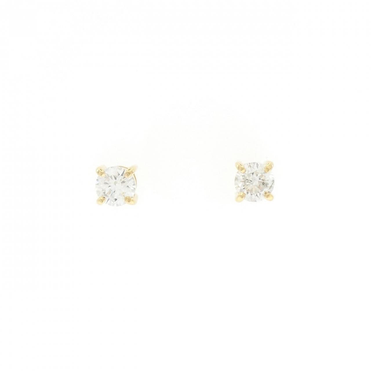 K18YG ダイヤモンド ピアス 0.651CT