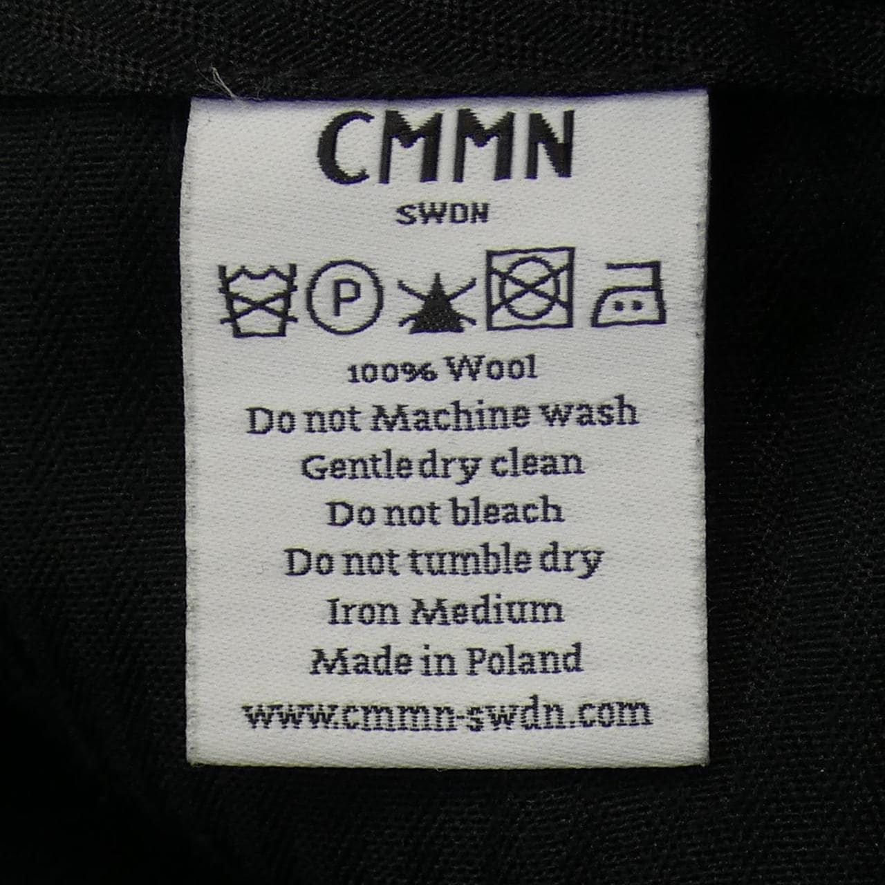 CMMN SWDN パンツ