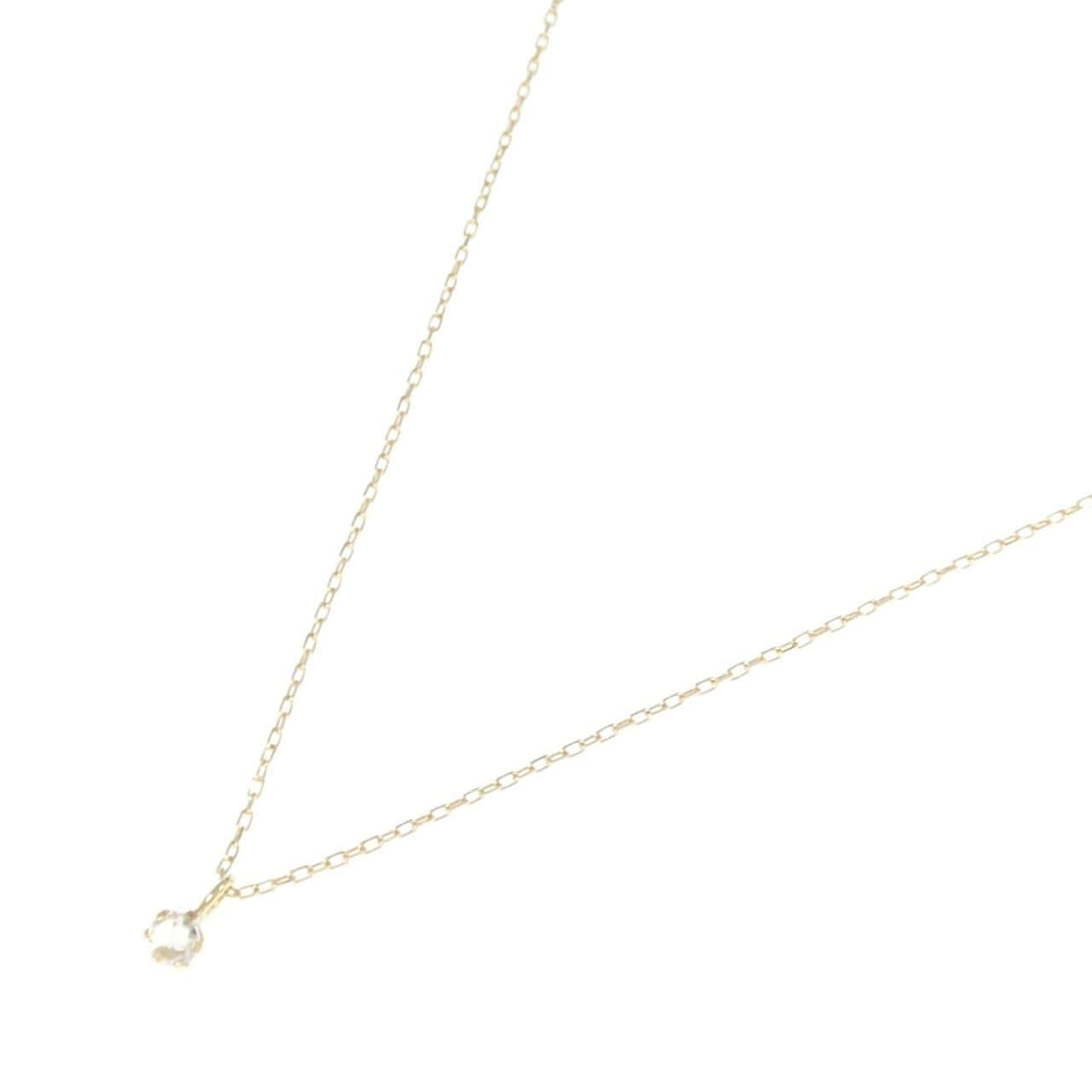 K18YG ダイヤモンド ネックレス 0.07CT