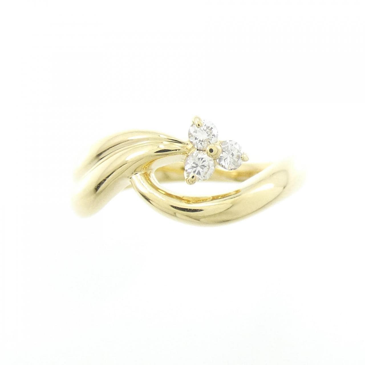 K18YG ダイヤモンド リング 0.10CT