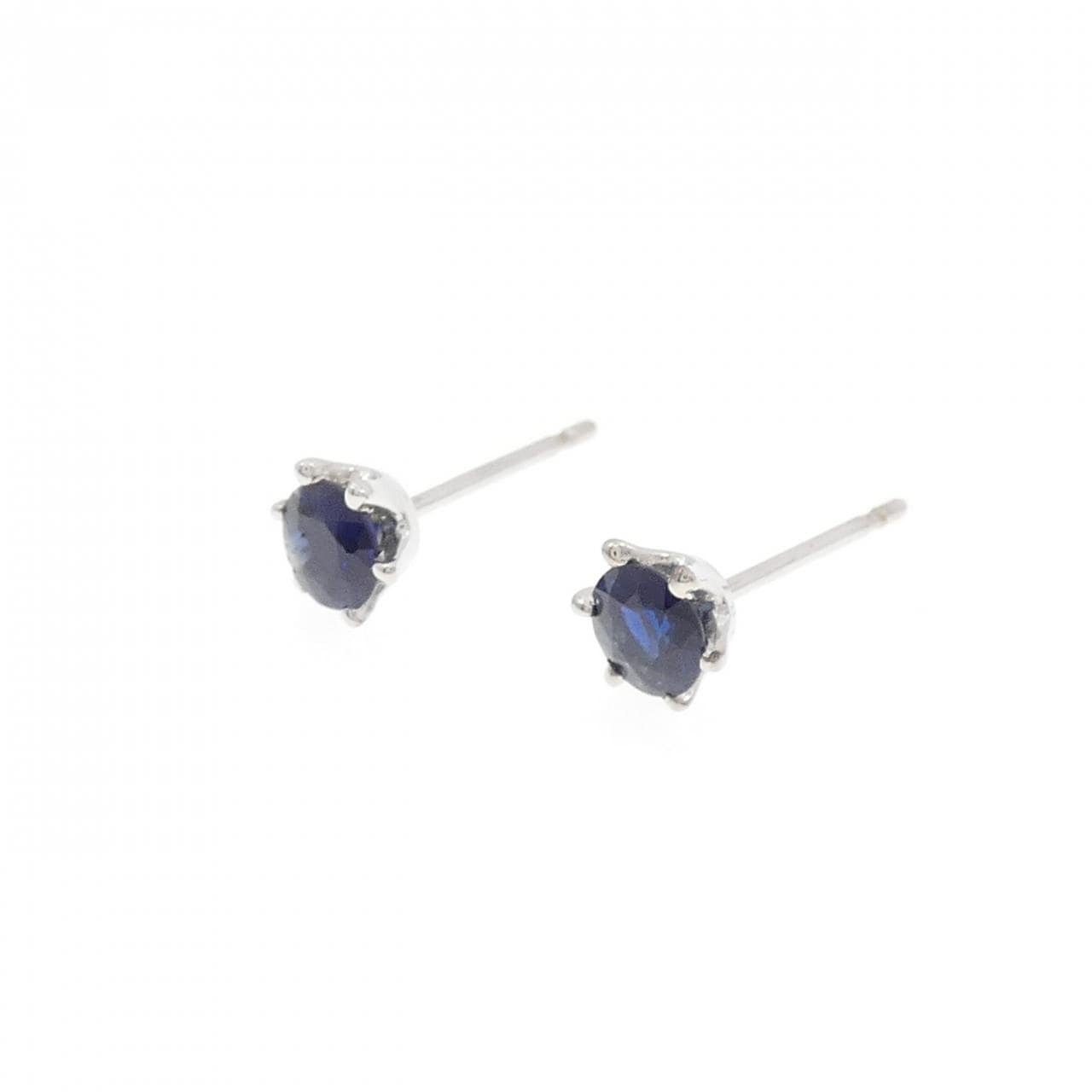 K18WG サファイヤ ピアス 0.56CT