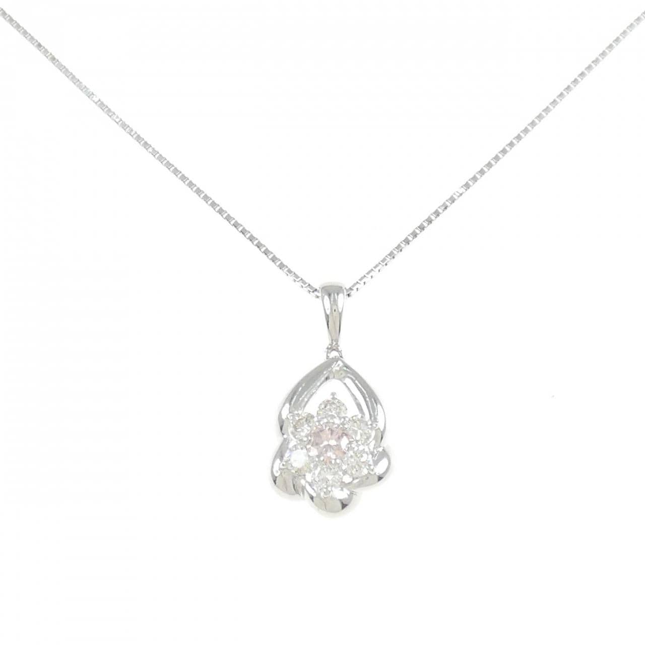 PT/PT850 ダイヤモンド ネックレス 0.161CT FOP I1