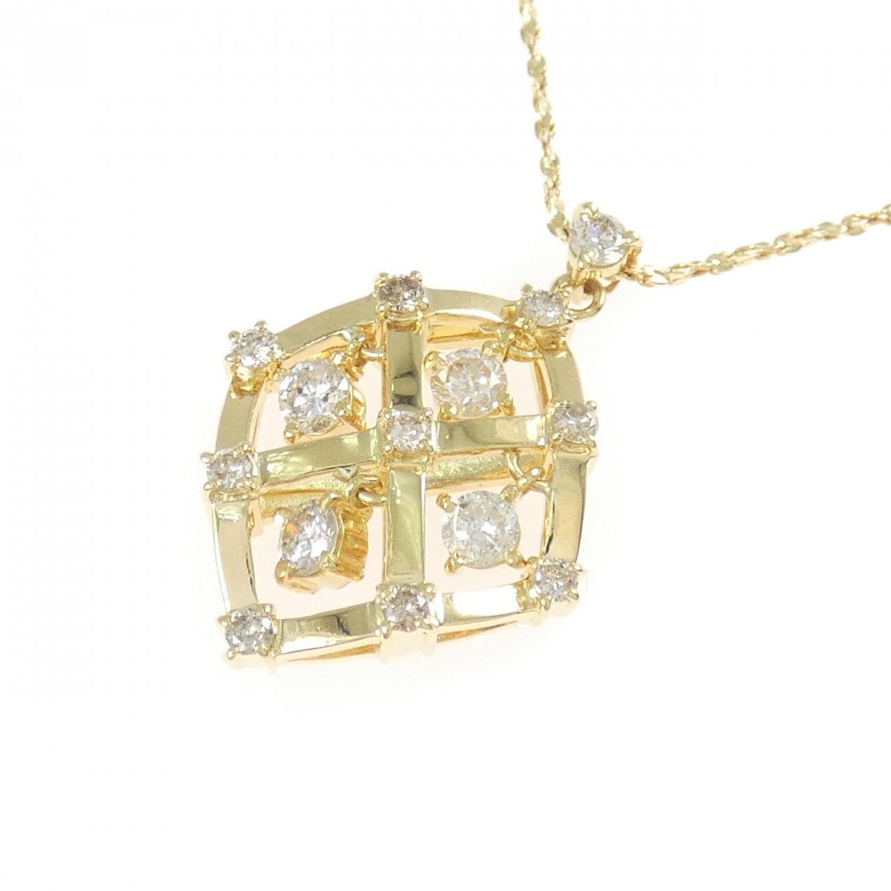 K18YG ダイヤモンド ネックレス 1.00CT