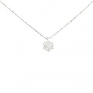 【リメイク】PT900/PT850 ダイヤモンド ネックレス 1.003CT G SI2 VG