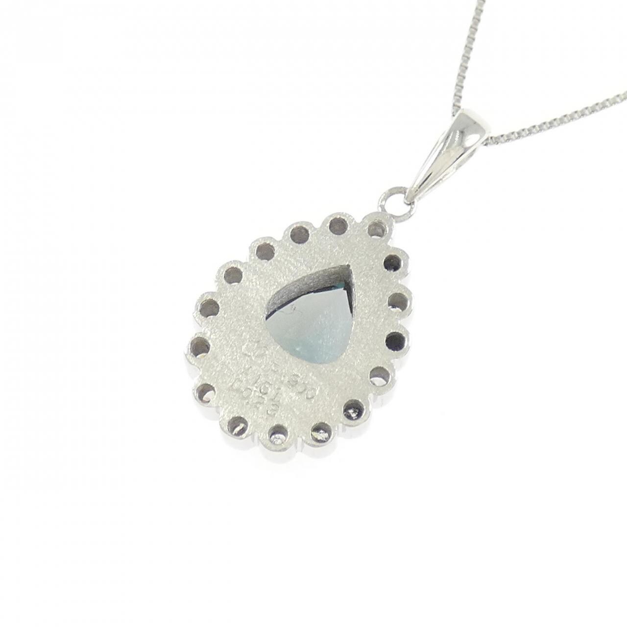 クレサンベール 合成アレキサンドライト ネックレス 1.61CT