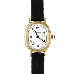 ティファニー クラシックオーバル YG YG クォーツ