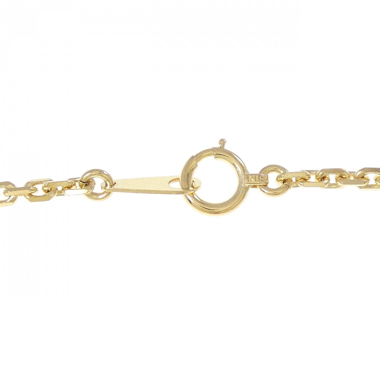 K18YG(枠) コイン ネックレス