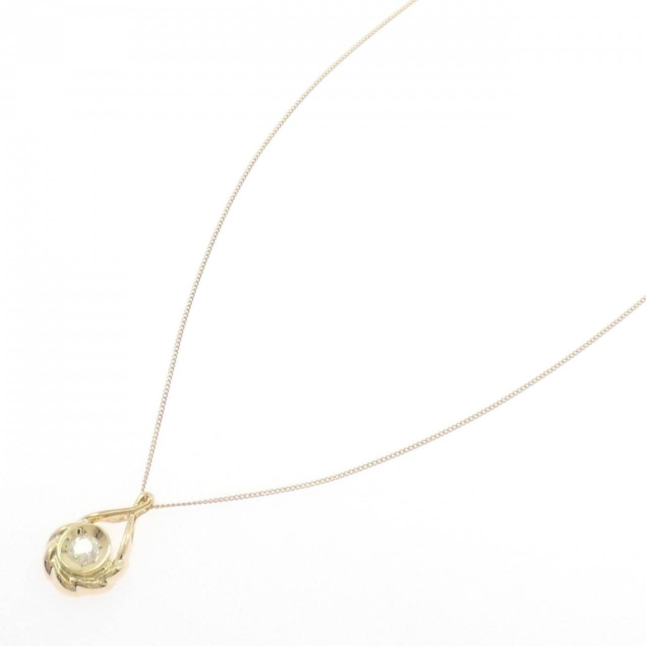 K18YG ダイヤモンド ネックレス 0.232CT