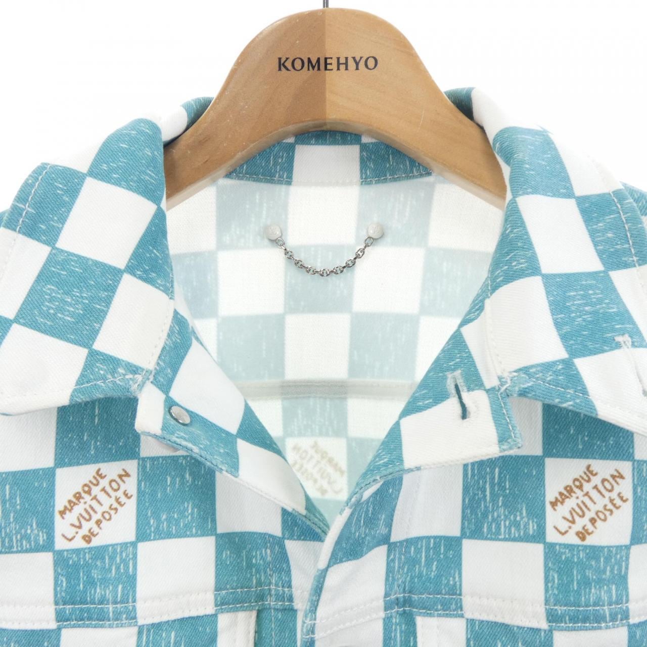 ルイヴィトン LOUIS VUITTON ダミエデニムトラッカージャケット HLA20WIM3 デニムジャケット
