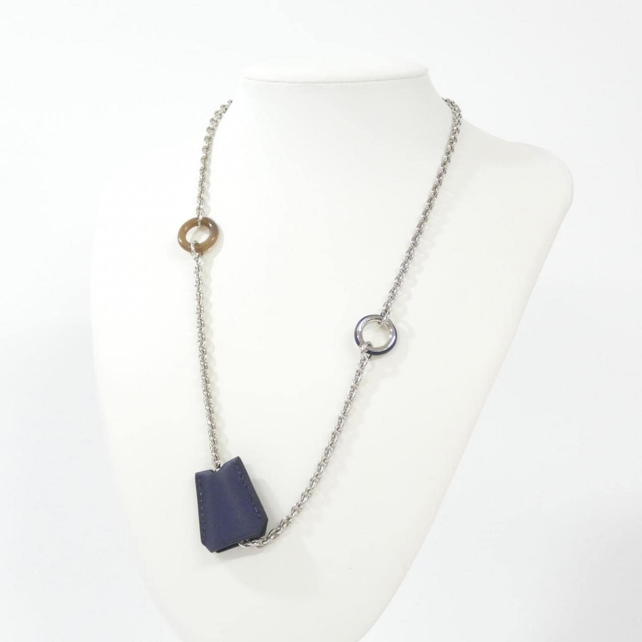 HERMES Crochet 100074FP Necklace