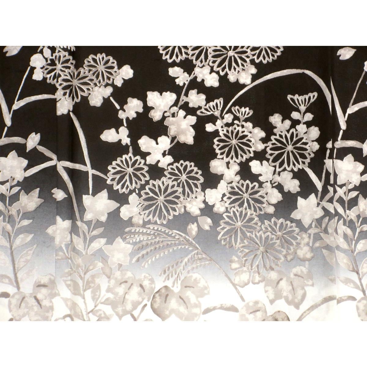 【未使用品】単衣訪問着　友禅加工ボカシ染【夏牛首紬】