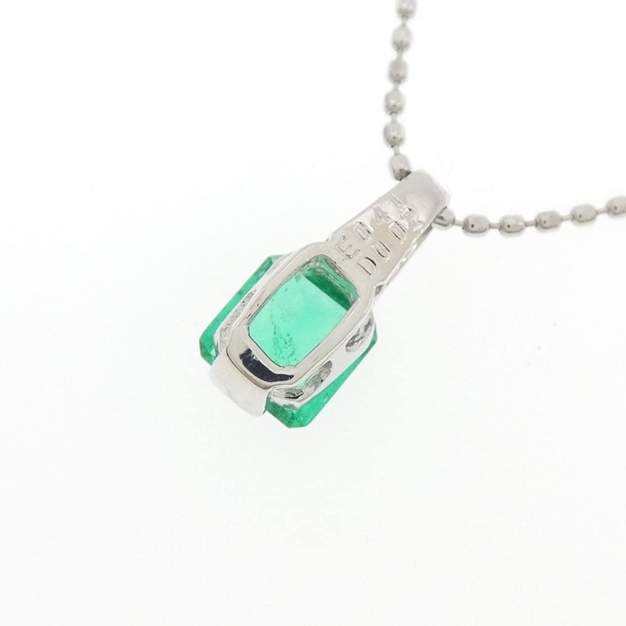 PT900/PT850 エメラルド ネックレス 0.41CT