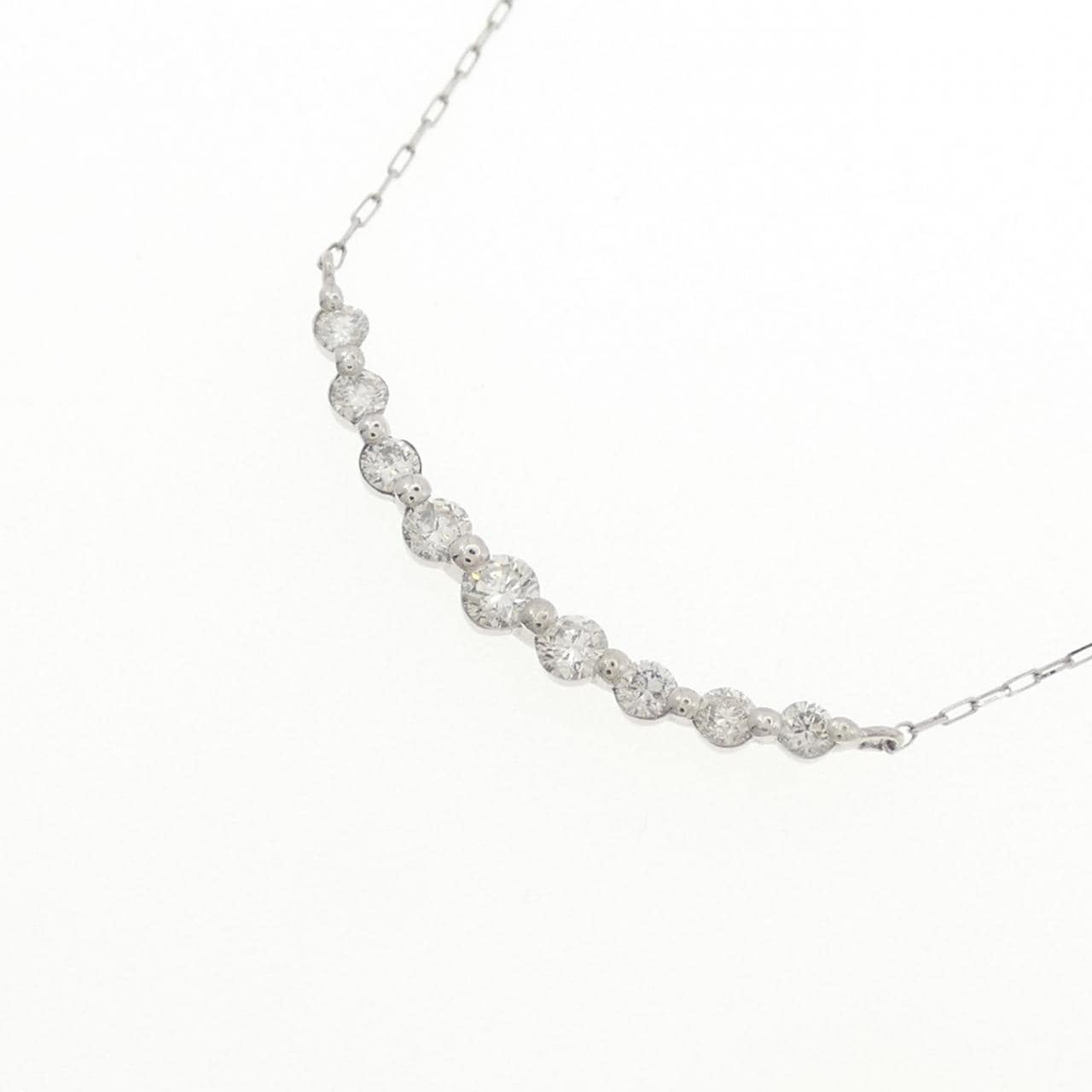 [新品] PT900钻石项链 0.20CT