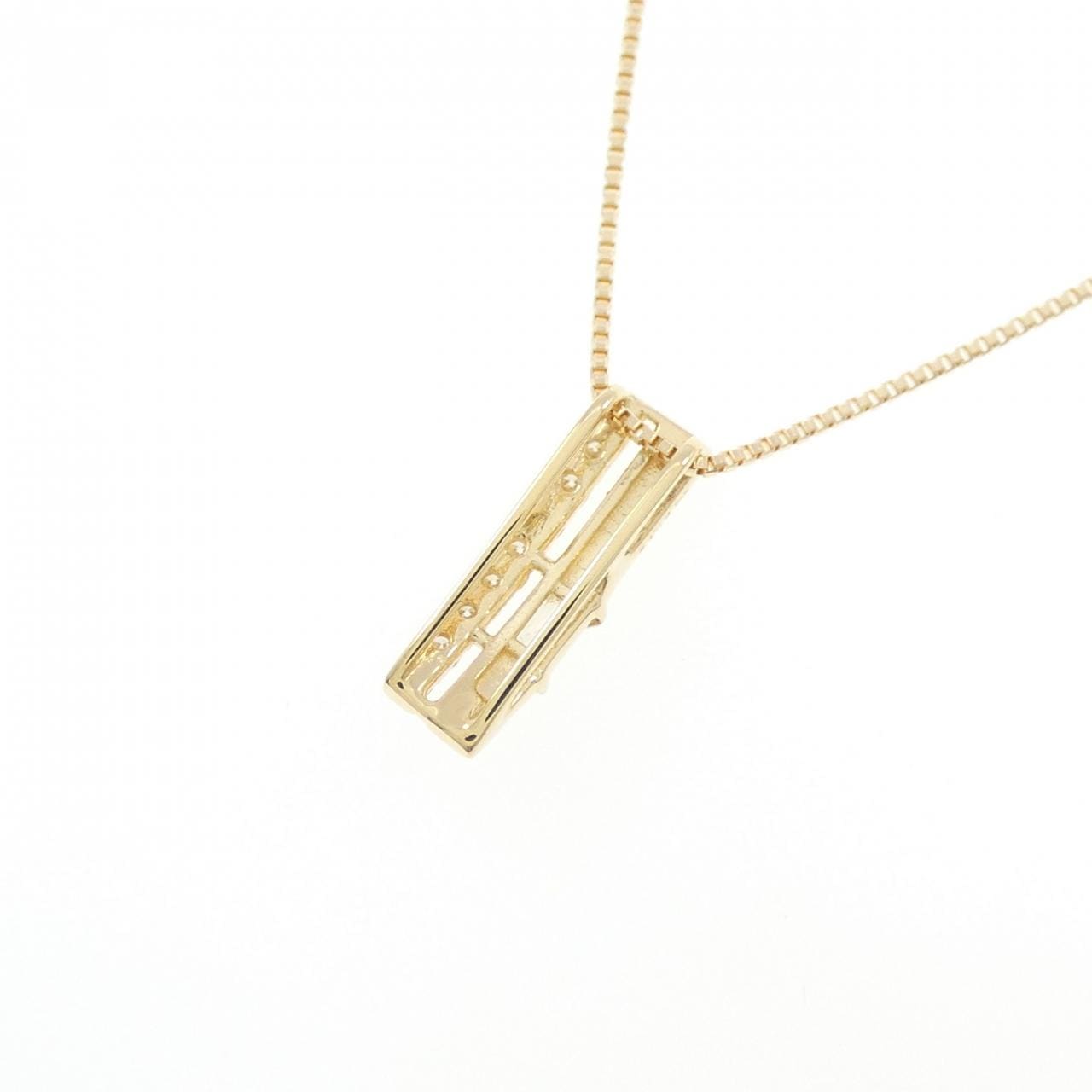 【新品】K18YG ダイヤモンド ネックレス 0.12CT