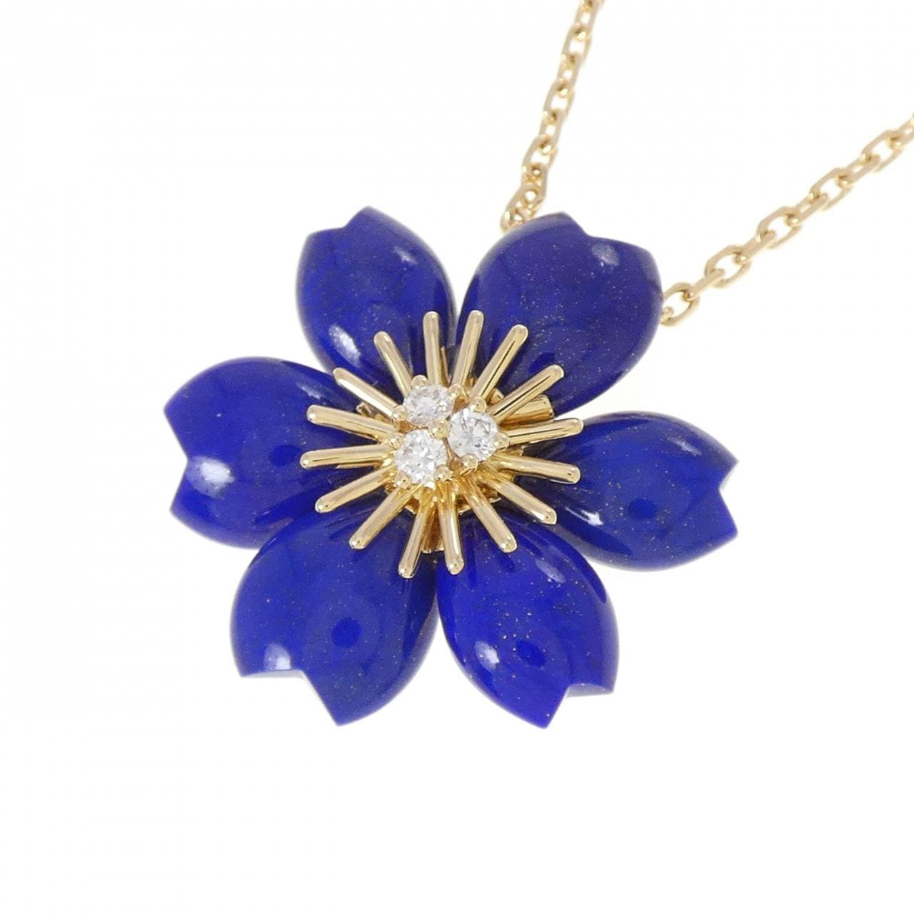 ヴァンクリーフ&アーペル ローズ ド ノエル ミニ ネックレス