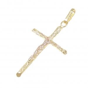 750YG/750PG クロス ペンダント