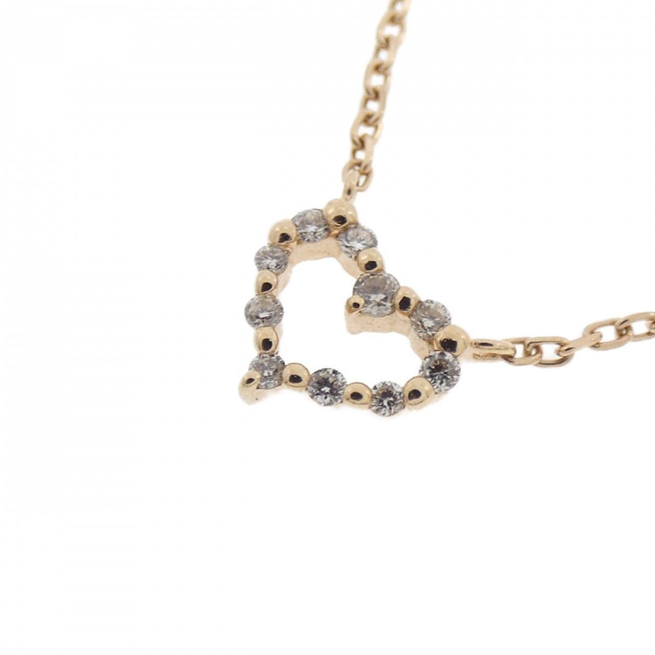 アガット ダイヤモンド ネックレス 0.06CT