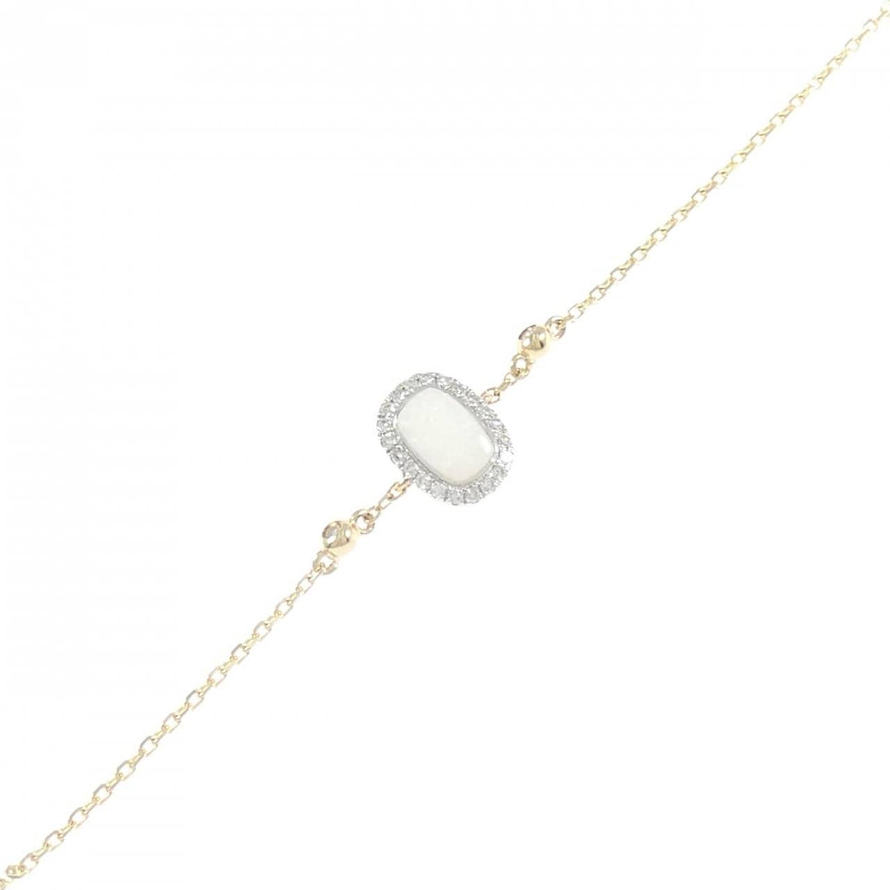 K18YG/K18WG オパール ブレスレット