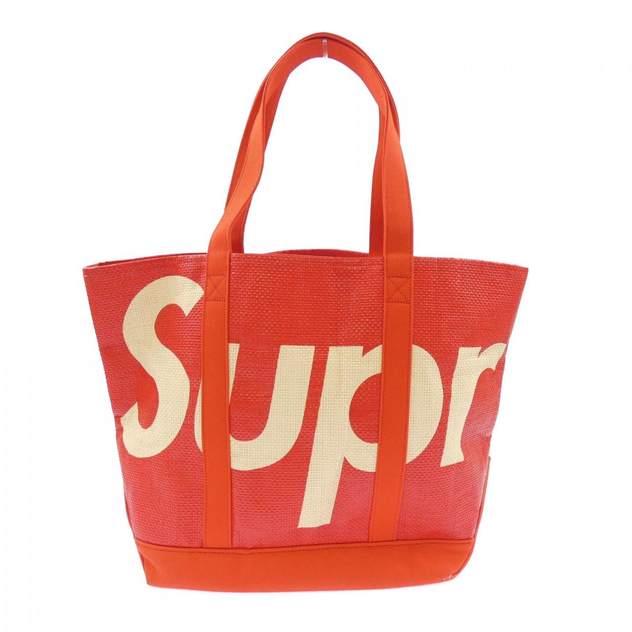 シュプリーム SUPREME RAFFIA TOTE BAG