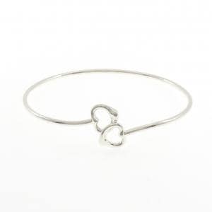 ティファニー ダブルオープンハート バングル