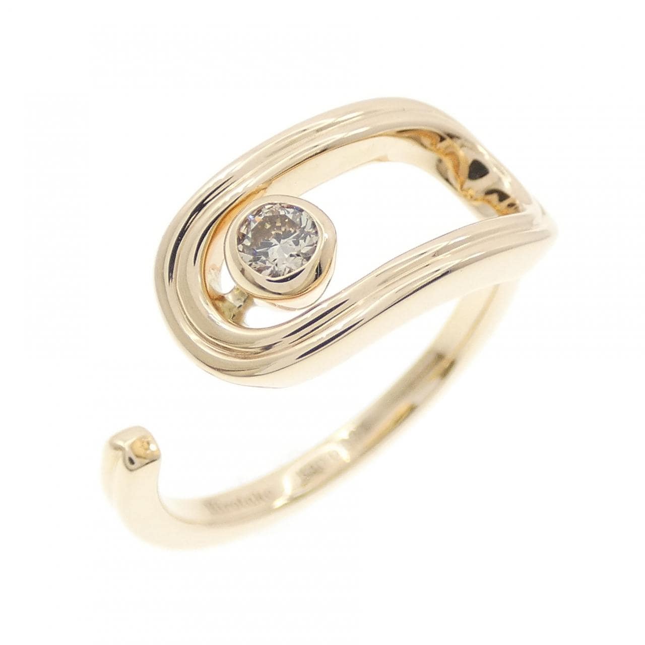 ヒロタカ ベルーガ オブロング リング 0.07CT