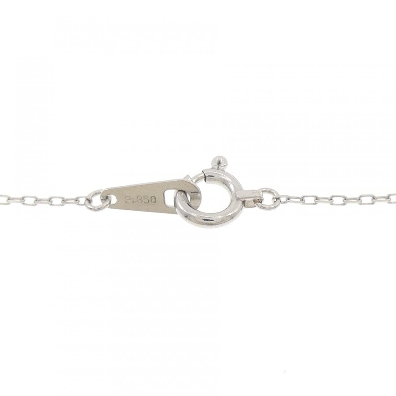 PT900/PT850 ソリティア ダイヤモンド ネックレス 0.20CT