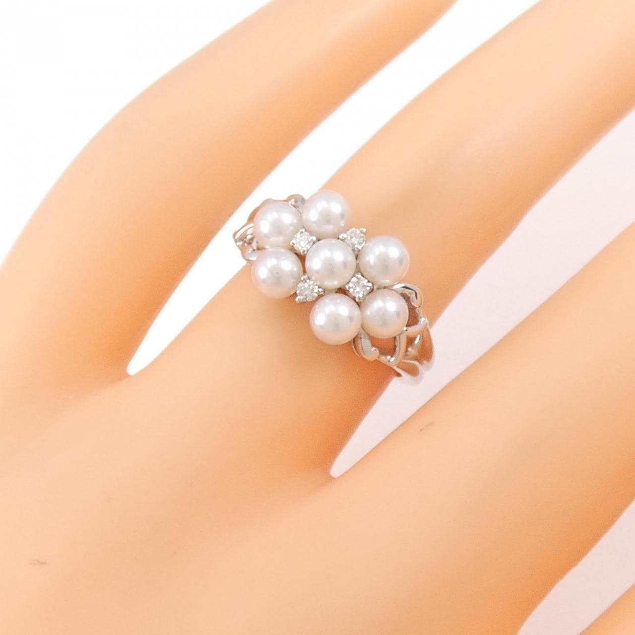 MIKIMOTO Akoya珍珠戒指