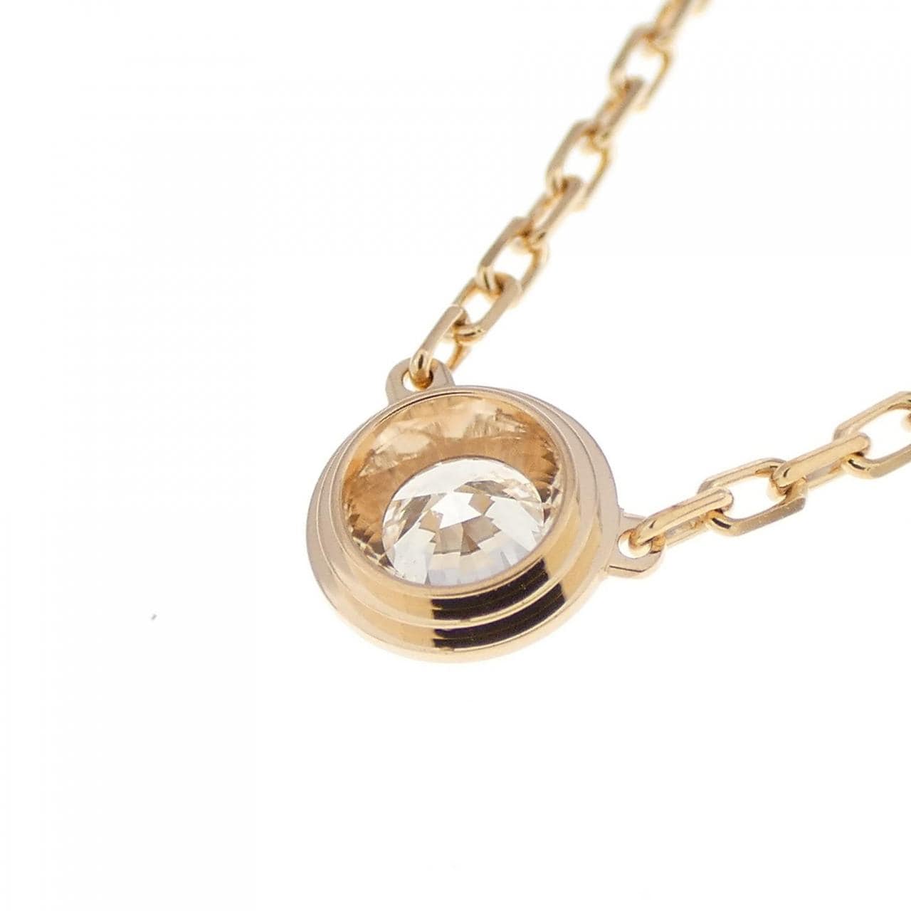 CRB7215500 - Diamants Légers necklace, LM - Yellow gold, diamond - Cartier