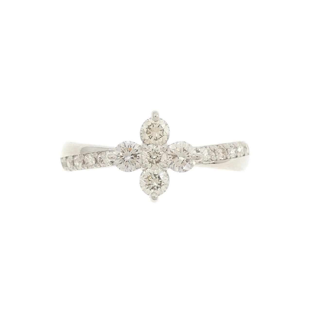[新品] PT950花朵鑽石戒指0.50CT