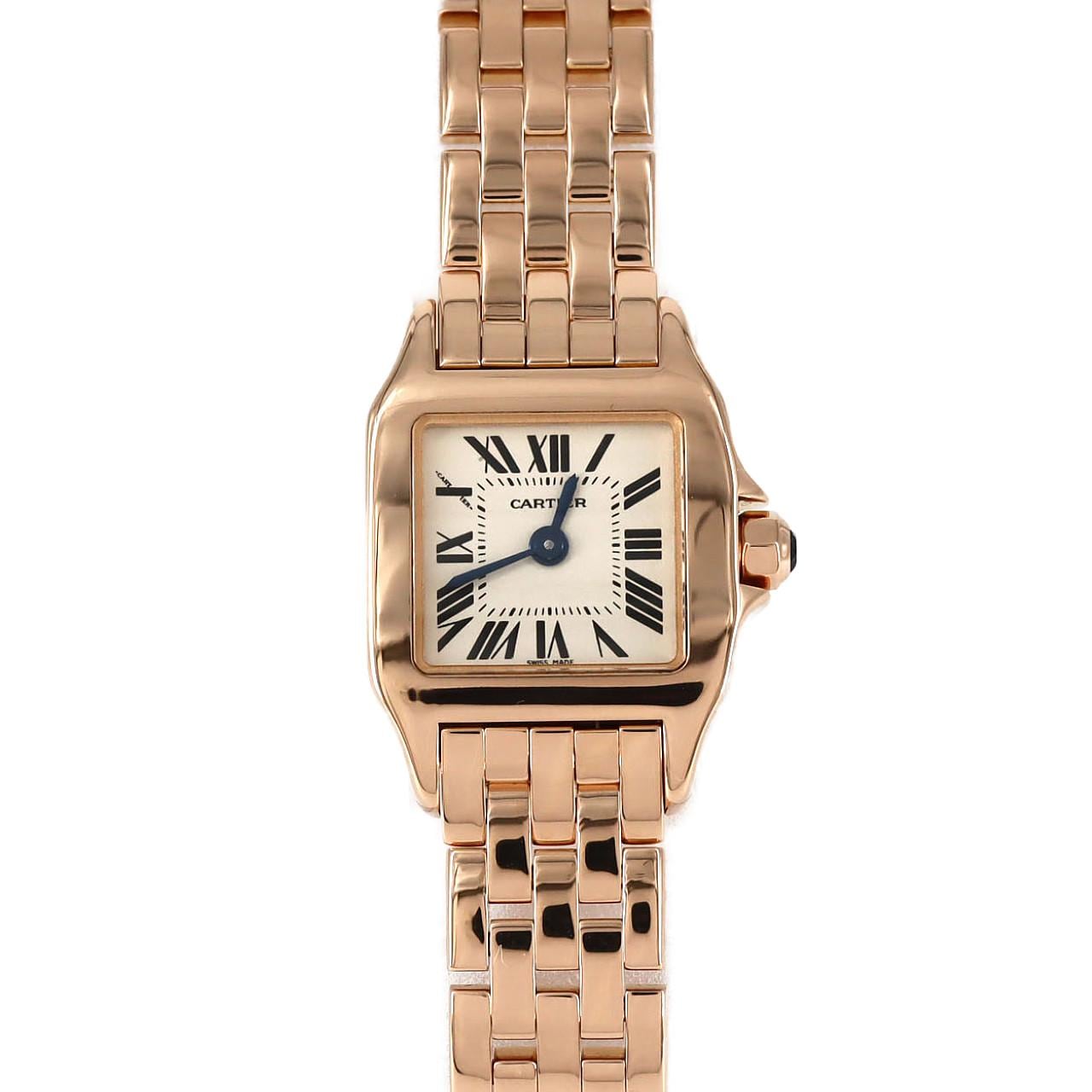 Cartier Mini Santos de Moiselle PG W25077X9 PG/RG Quartz