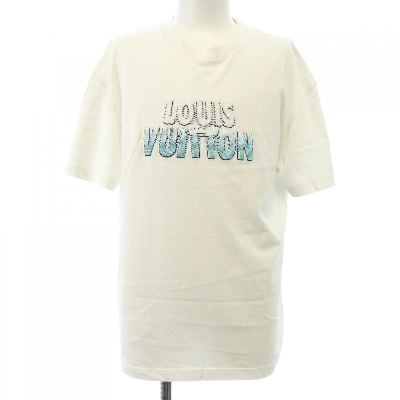 ルイヴィトン LOUIS VUITTON エンブロイダードビーズコットンTシャツ HPY35WNPG Tシャツ