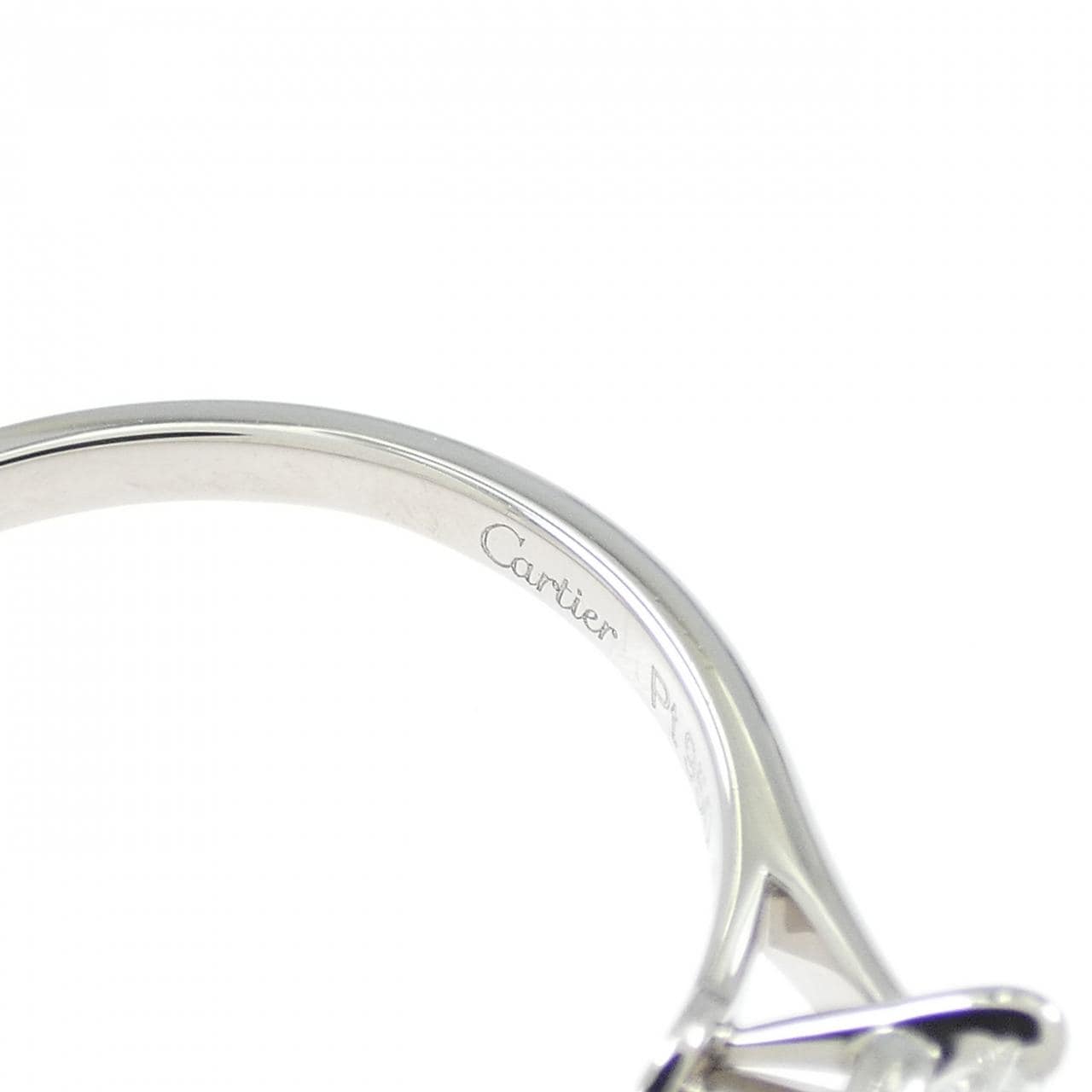 カルティエ 1895 ソリテール リング 0.38CT F VVS2 EXT
