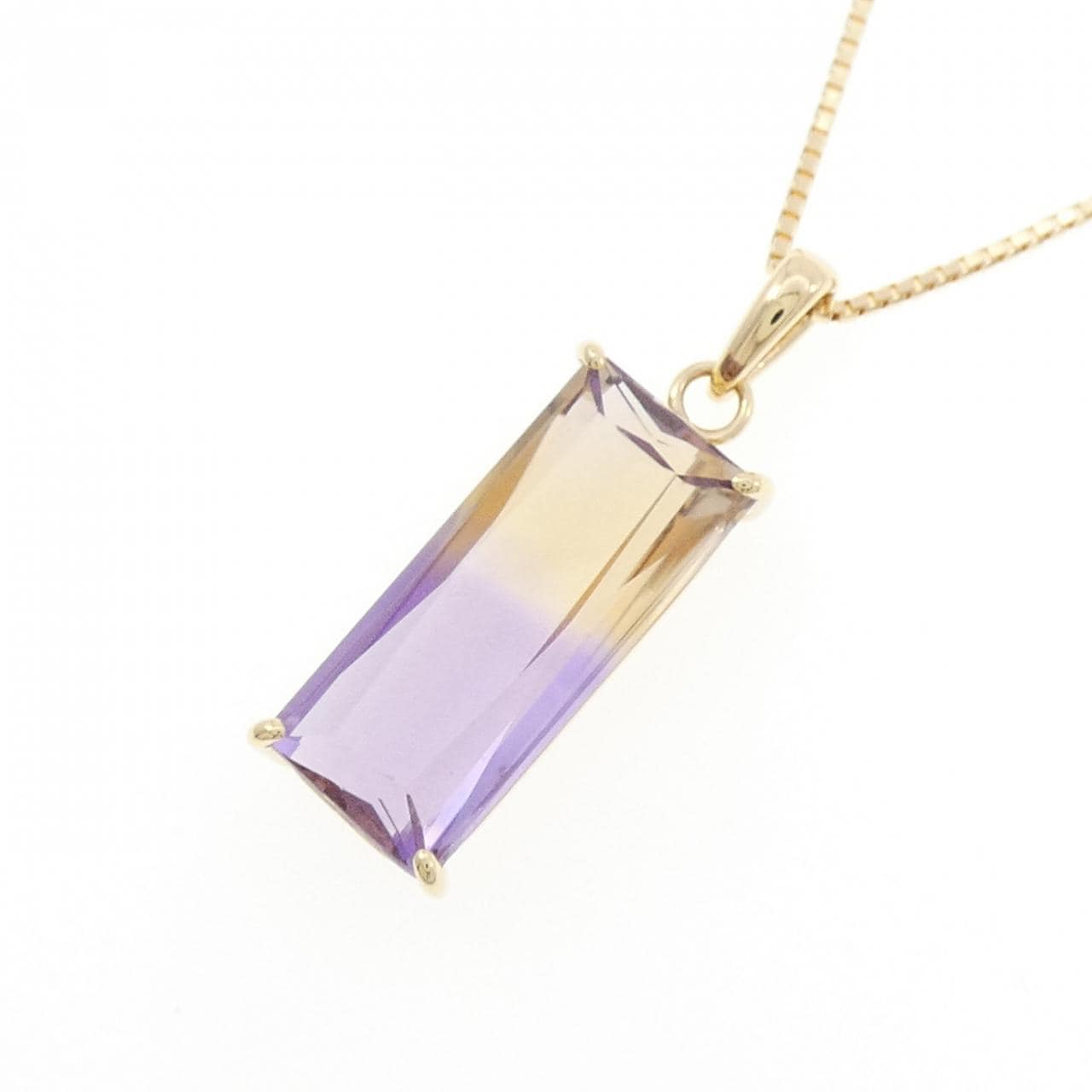 K18YG アメトリン ネックレス