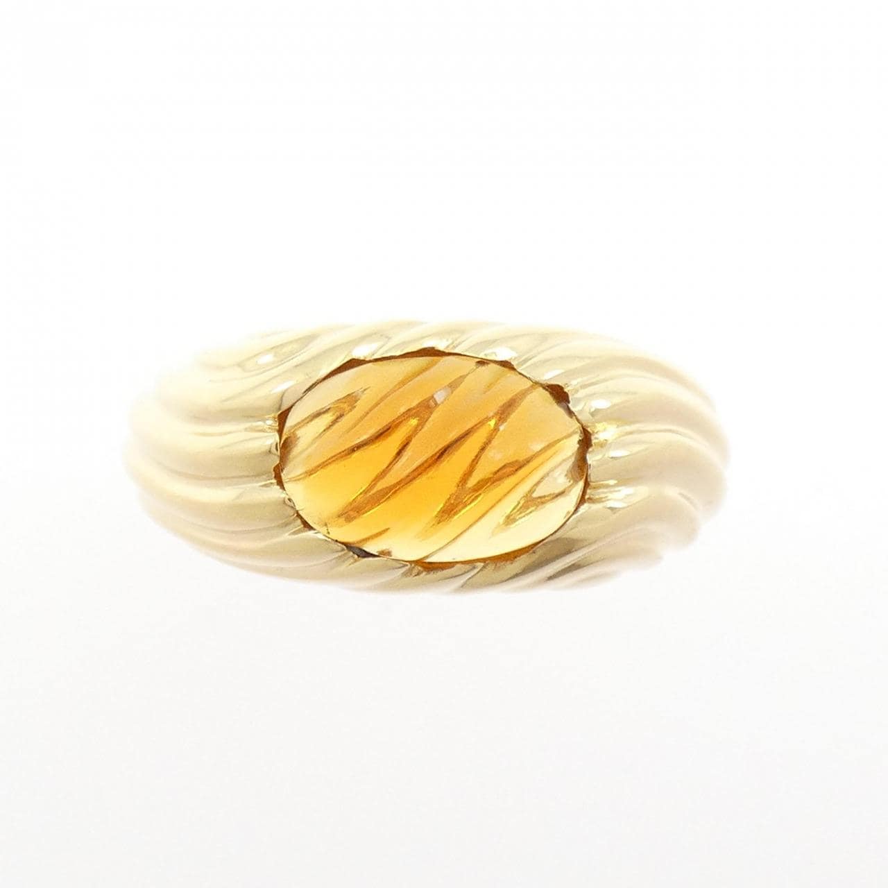 ブシュロン シトリン リング