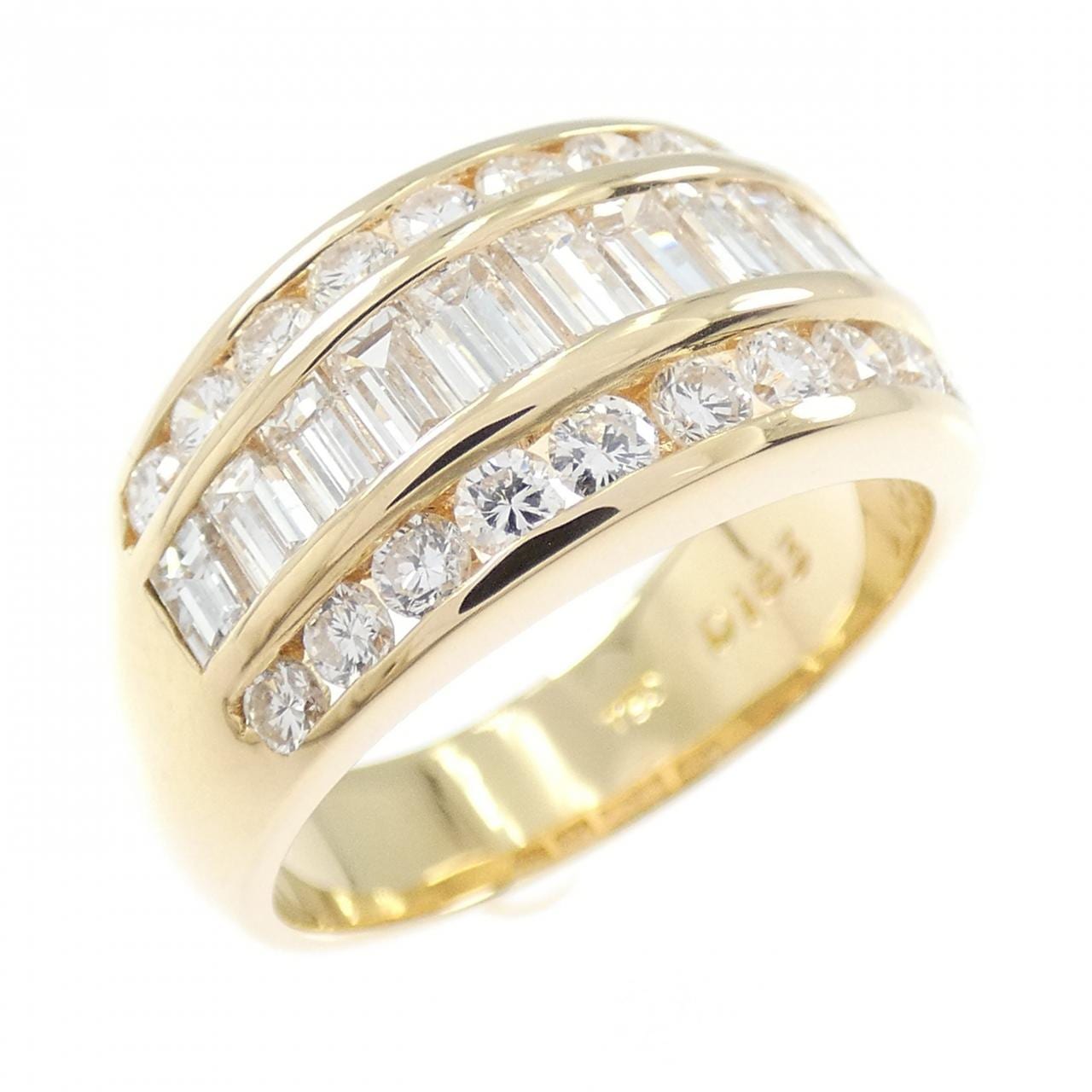 750YG ダイヤモンド リング 1.83CT