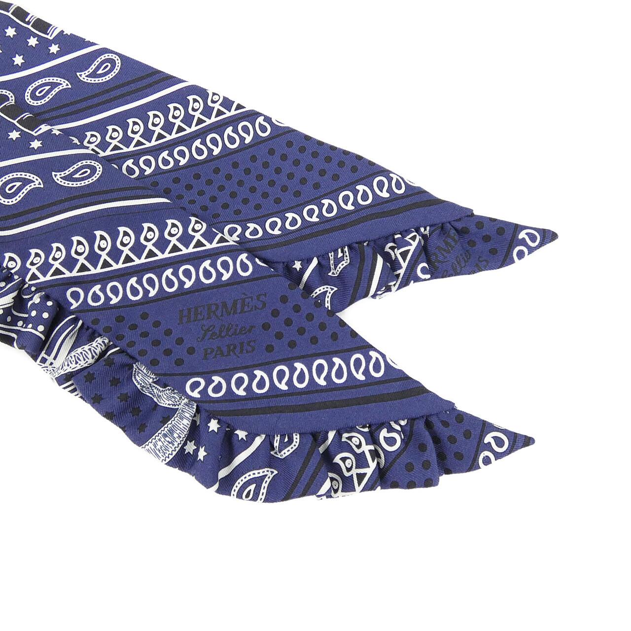 エルメス EPERON D'OR BANDANA ツイリー フリル 852978S スカーフ