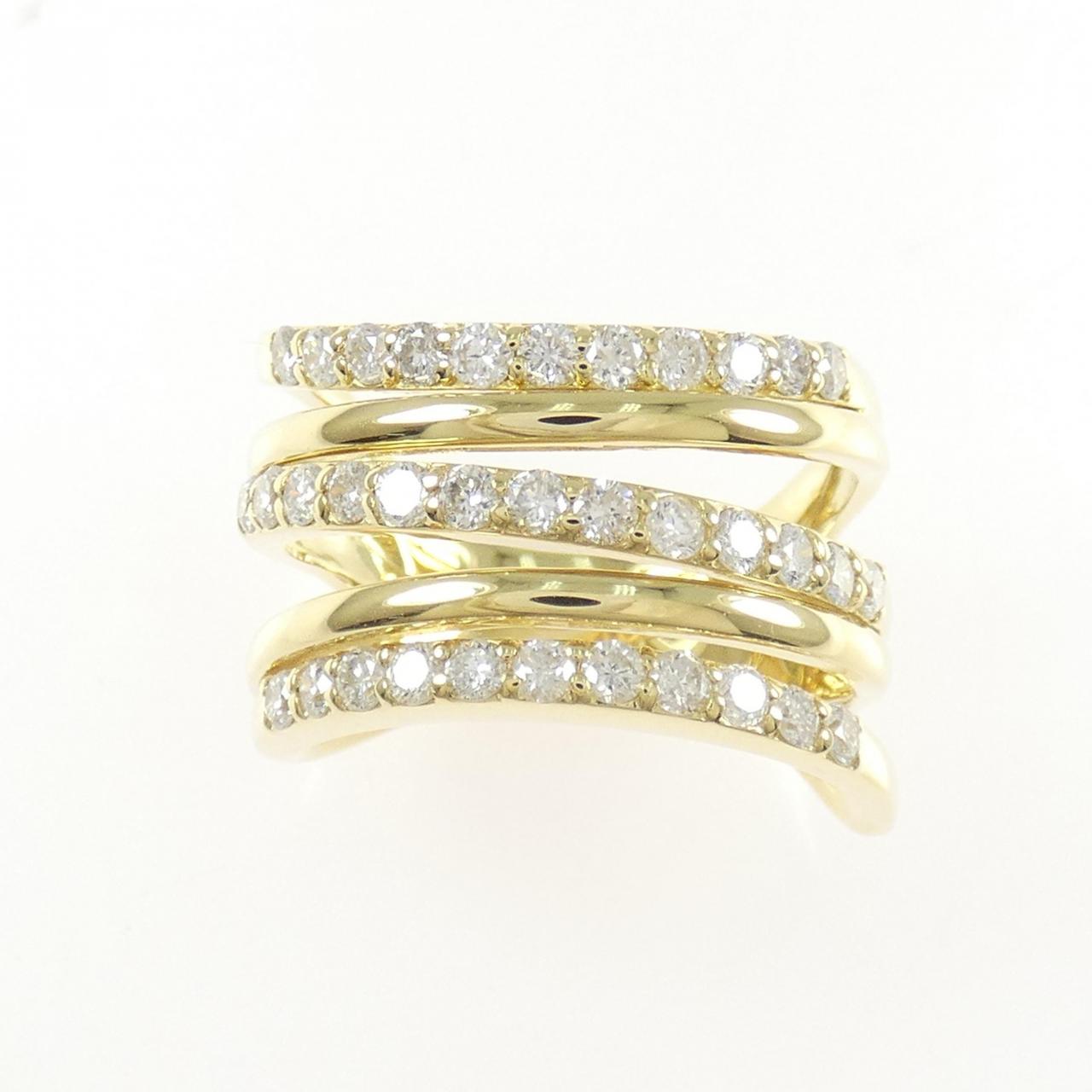 K18YG ダイヤモンド リング 1.00CT